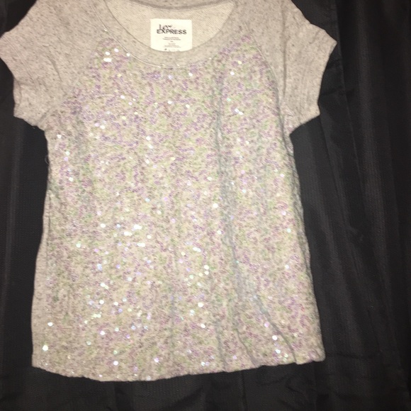 EXPRESS brand, Sparkly T-Shirt Sweater! Like New