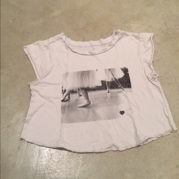 Brandy Melville short sleeve ballerina top - Picture 1 of 1