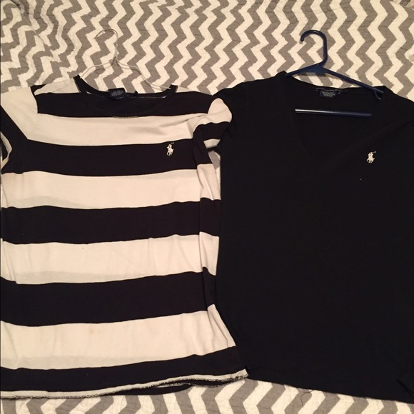Polo v neck and tee