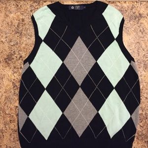 J Crew Argyle Sweater Vest (Men)