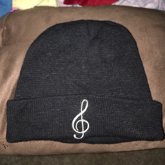 Treble Clef Beanie