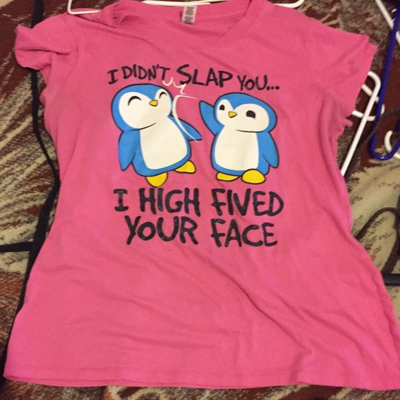 Pink Penguin shirt