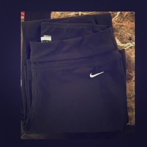 Nike Black Athletic Pants - wide leg