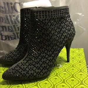 Gianni Bini Rhinestone Ankle Boots