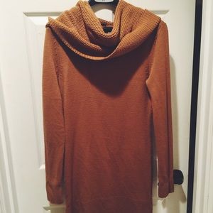 ❄️Tan turtleneck sweater dress❄️
