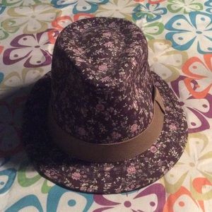 Floral fedora