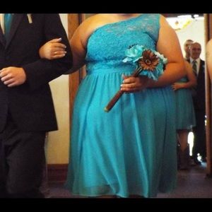 Turquoise Bridesmaids Dress