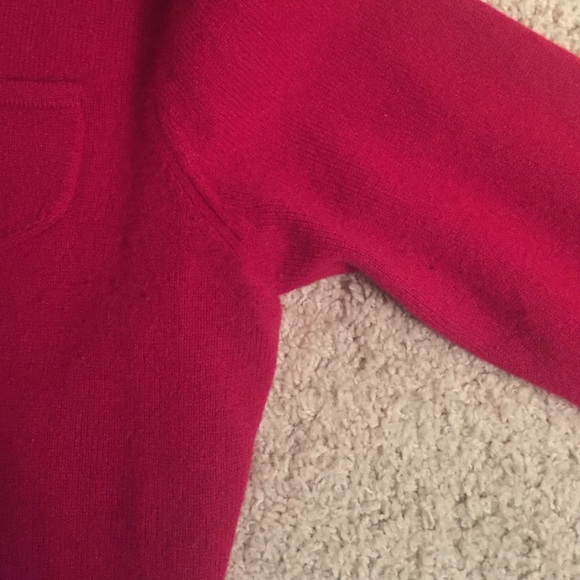 Red Cashmere Sweater - Picture 3 of 4
