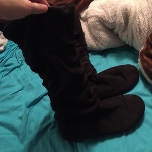 black boots