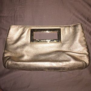 Gold Michael Kors Clutch
