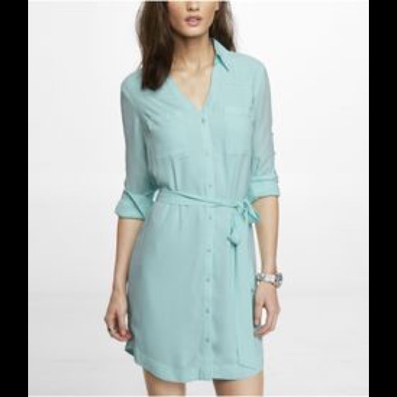 Portofino shirt dress from Express