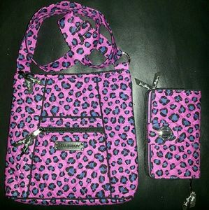 Vera bradley leopard spots set