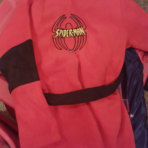 Boys spiderman robe