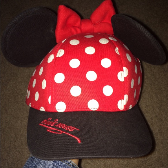 SOLD...Minnie Mouse Baseball Cap Adjustable