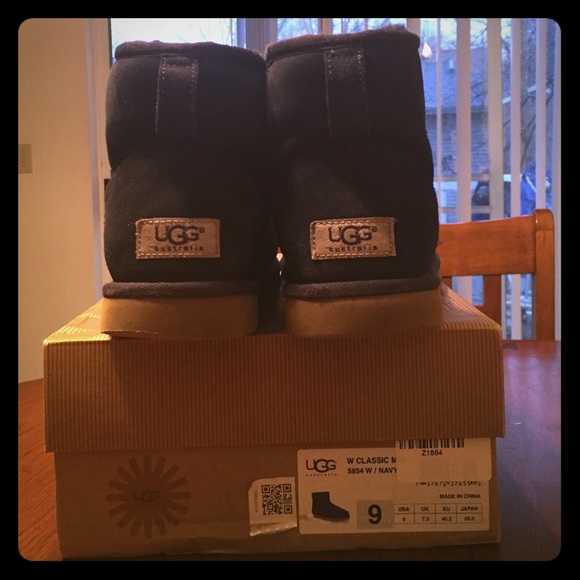 Navy blue Mini uggs