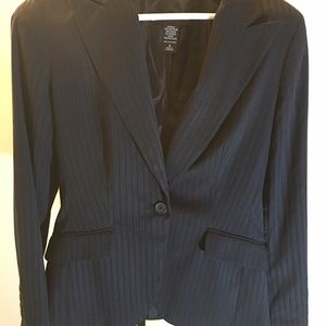 Like new blue pinstripe blazer