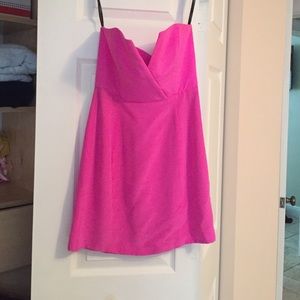 Pink strapless Naven dress