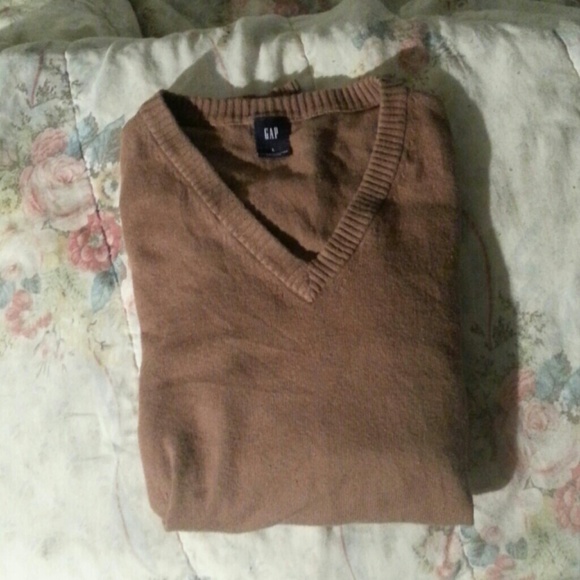 Long sleeve brown gap sweater