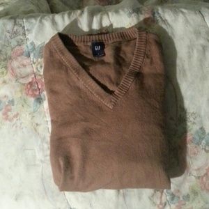 Long sleeve brown gap sweater