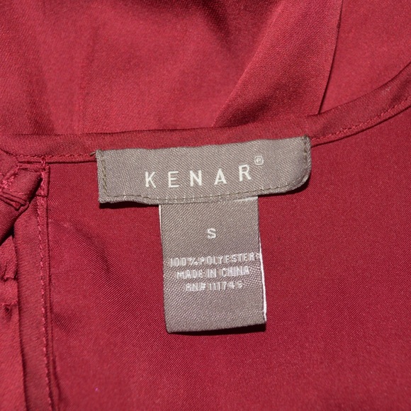 Cranberry Ruffle Top - Picture 4 of 4