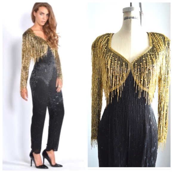Oleg Cassini Other - Oleg Cassini design jumpsuit  80s