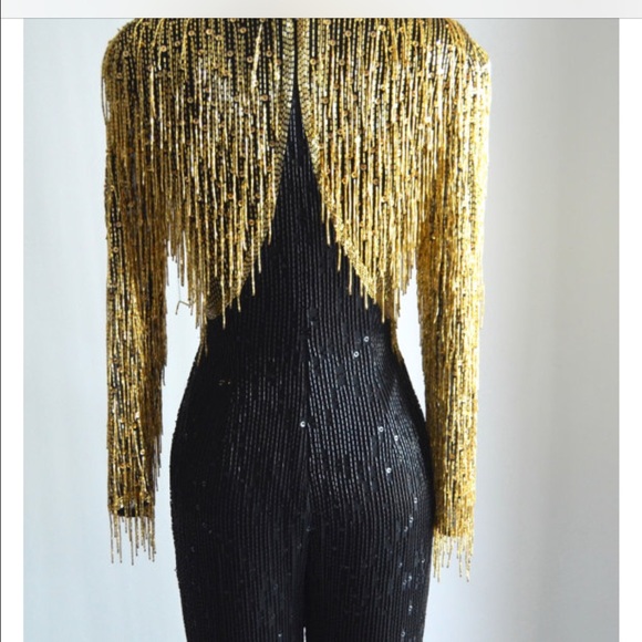 Oleg Cassini design jumpsuit  80s - Picture 4 of 4