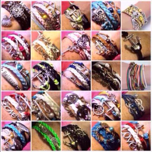 Lot of 25 Infinity Bracelets