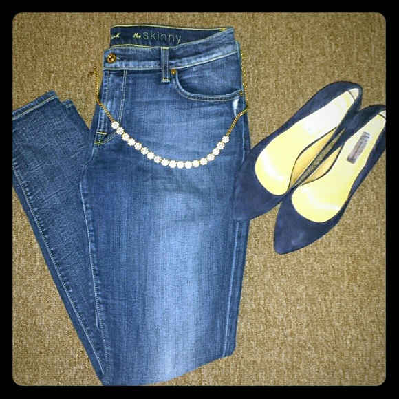 7 for all Mankind skinny jeans.