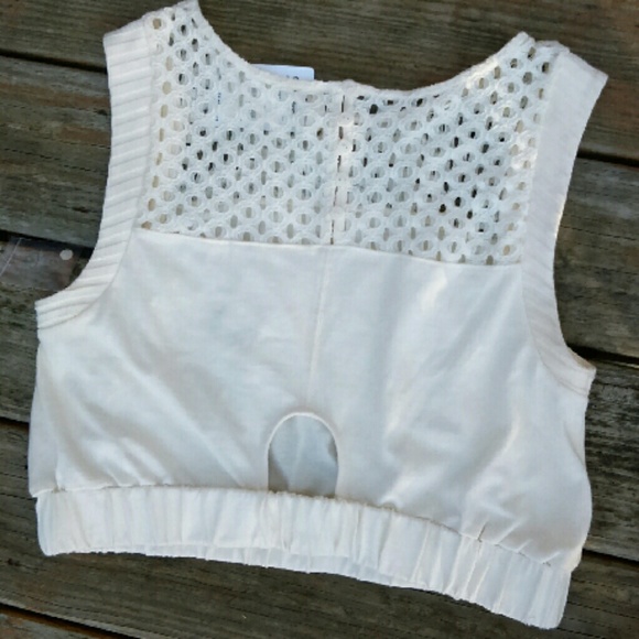 NWT Free People Calla Cupcake Jersey Crop Top - Picture 4 of 4