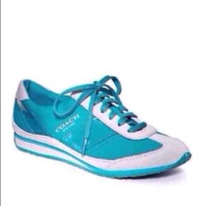 Coach Mae Turquoise/Cloud Sneakers