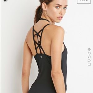 Caged Back Workout Top!