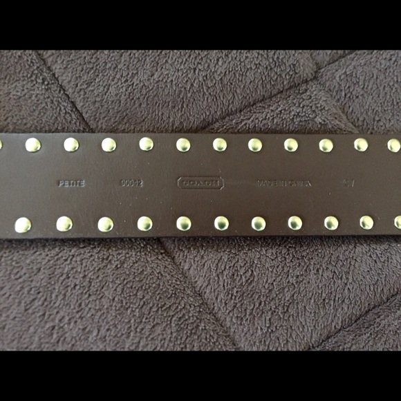 Coach Leather Belt- Saddle Color - Picture 3 of 3