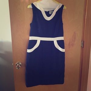 Milly of New York navy/white dress