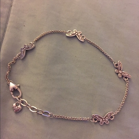 Brighton butterfly ankle bracelet