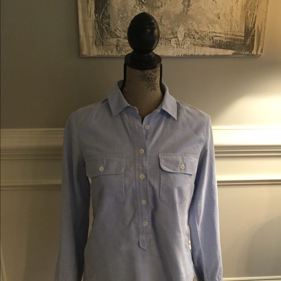 J Crew Blue Oxford Shirt