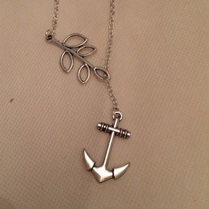 2 Anchor necklace bundle