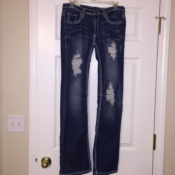 Distressed Jeans