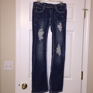 Distressed Jeans