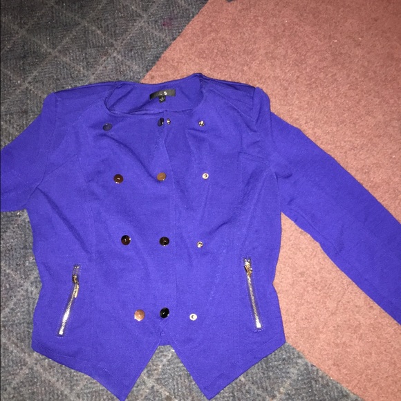 Blazer with, a little back out.