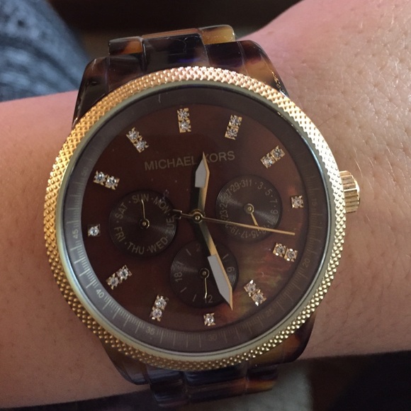💕Authentic Michael kors brown watch - Picture 3 of 4