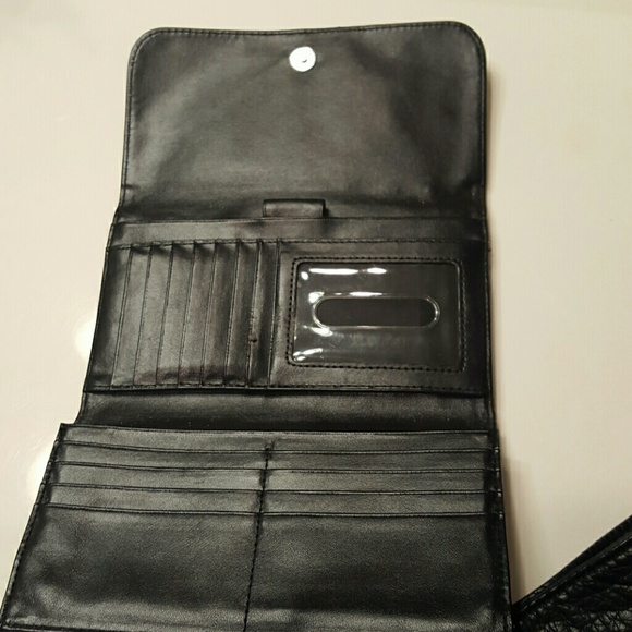 Leather cross embellished bag - Picture 2 of 4