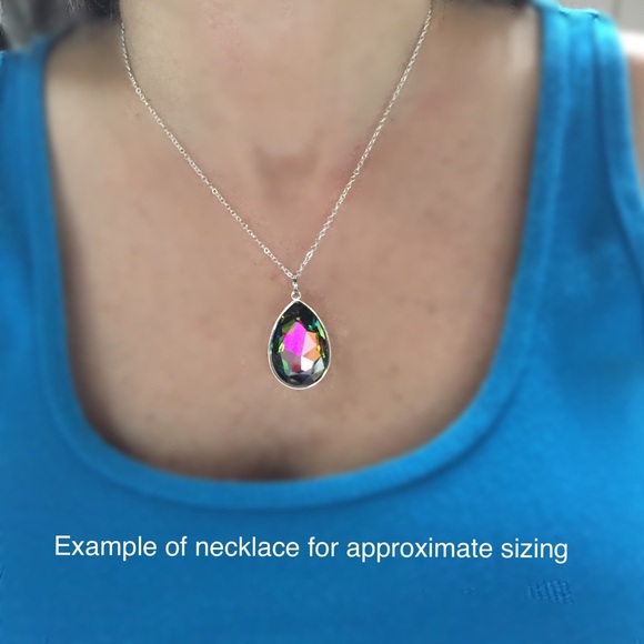 ♥️ Handcrafted necklace with Swarovski crystal ♥️ - Picture 2 of 5