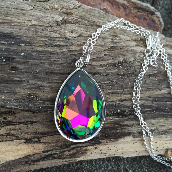 ♥️ Handcrafted necklace with Swarovski crystal ♥️ - Picture 4 of 5