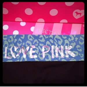 VS PINK Aqua/Lime Cheetah Print Yoga Pants