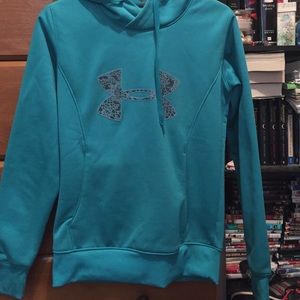 Under Armour teal pullover.