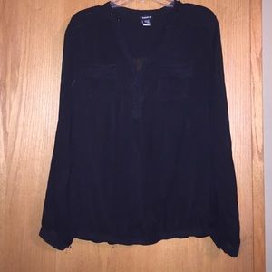 FOR TRADE Black sheer top