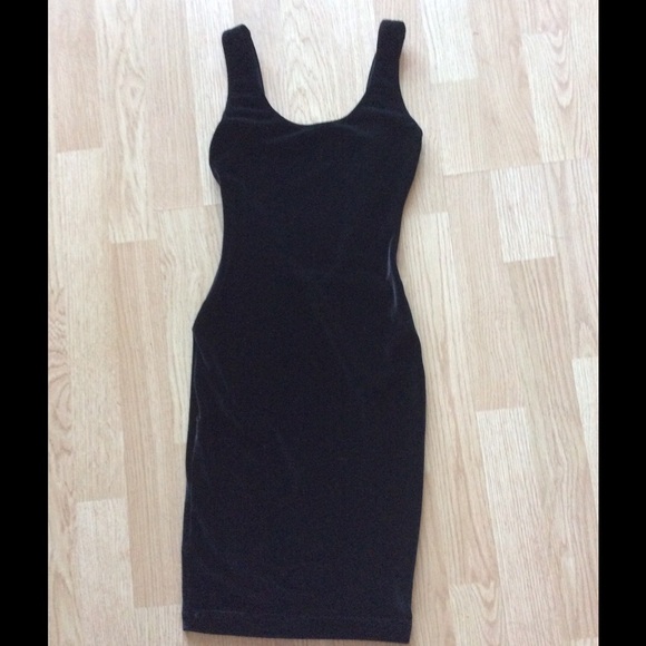 American Apparel Velour Scoop Back Dress