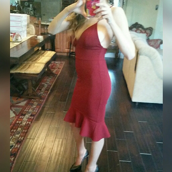 1 left Dress flirty mid length flare bottom - Picture 4 of 4