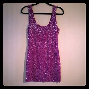 Sequin Mini Dress