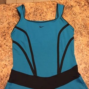 Nike Dri-fit Tennis Dress - Teal and Black medium